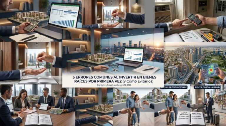 5 Errores Comunes al Invertir en Bienes Raíces por Primera Vez (y Cómo Evitarlos)